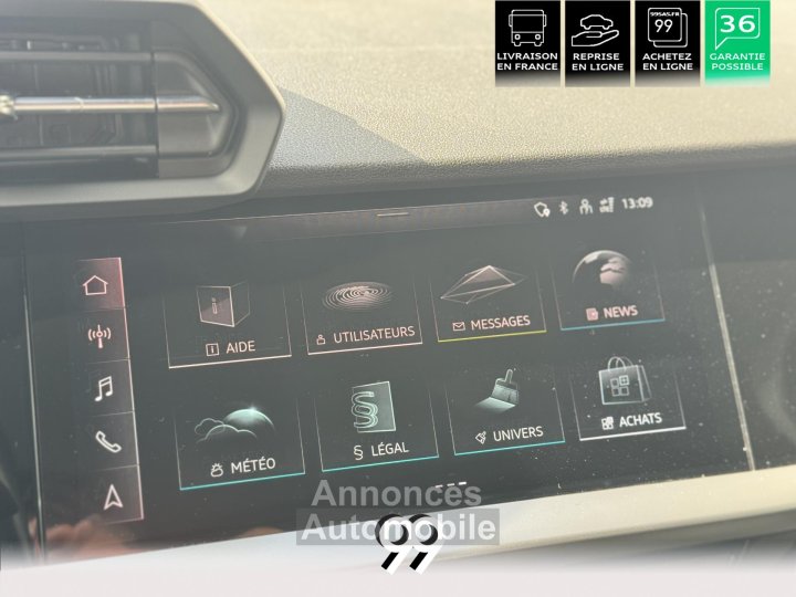 Audi A3 Sportback 20 30 TDI - 116 - BV S-Tronic 7 8Y Design PHASE 1 - 19