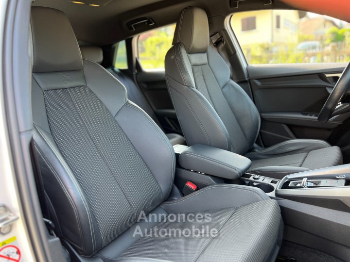 Audi A3 Sportback 35 TFSI 150ch S-Line S Tronic 7 - 11