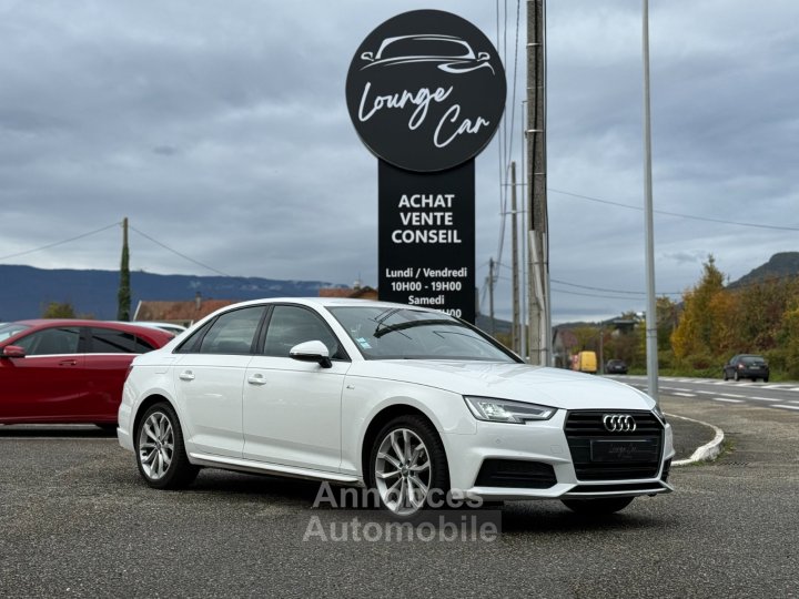 Audi A4 40 TFSI 190 S tronic 7 S-line - Apple Carplay - Black Pack - Sièges Chauffants - 1
