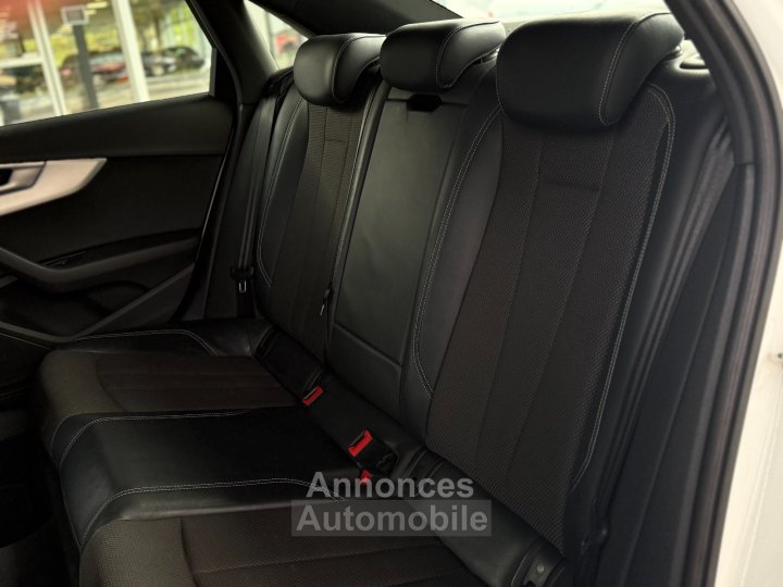Audi A4 40 TFSI 190 S tronic 7 S-line - Apple Carplay - Black Pack - Sièges Chauffants - 10