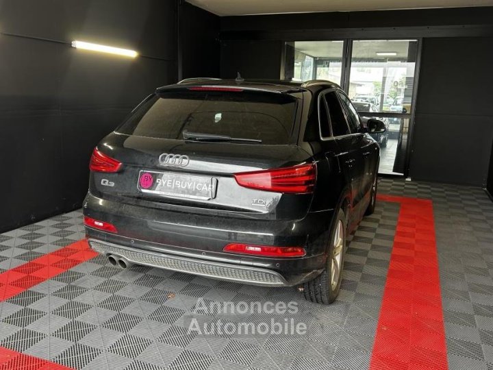 Audi Q3 Quattro 20 TDI DPF  140ch BV S-tronic  S-Line SUV Garantie 12 mois - 7