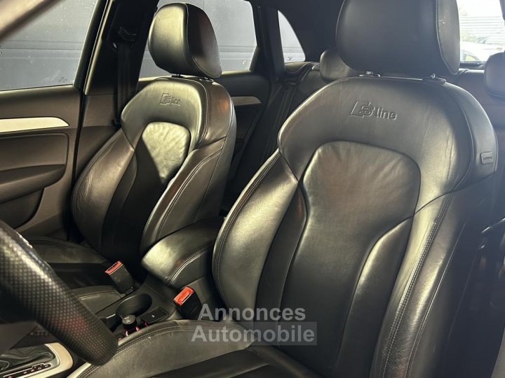 Audi Q3 Quattro 20 TDI DPF  140ch BV S-tronic  S-Line SUV Garantie 12 mois - 12