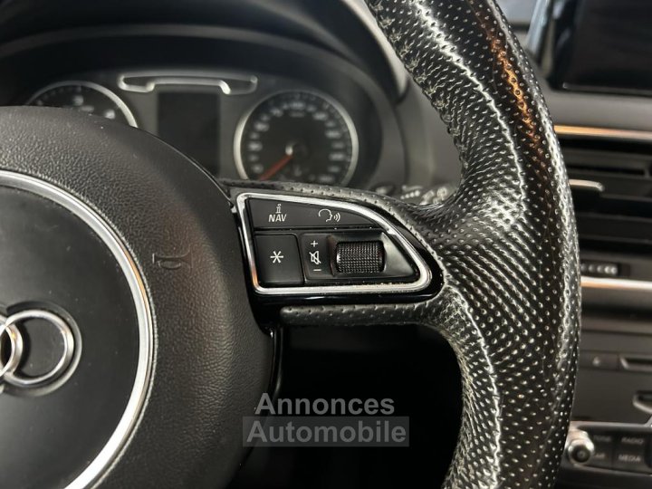 Audi Q3 Quattro 20 TDI DPF  140ch BV S-tronic  S-Line SUV Garantie 12 mois - 16