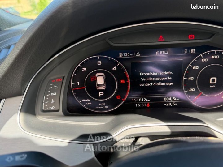 Audi Q7 30 TDI 270ch S-LINE TOIT OUVRANT, 7PLACES, ATTELAGE - 34