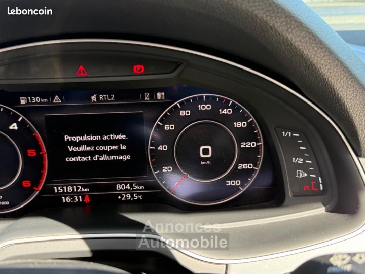 Audi Q7 30 TDI 270ch S-LINE TOIT OUVRANT, 7PLACES, ATTELAGE - 35