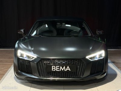 Audi R8 V10 PLUS | Malus inclus Vert Camouflage Mat Laser Magnetic Ride Direction Dynamique Cuir Étendu Échappement Sport   - 2