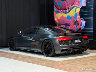 Audi R8 V10 PLUS | Malus inclus Vert Camouflage Mat Laser Magnetic Ride Direction Dynamique Cuir Étendu Échappement Sport   - 3