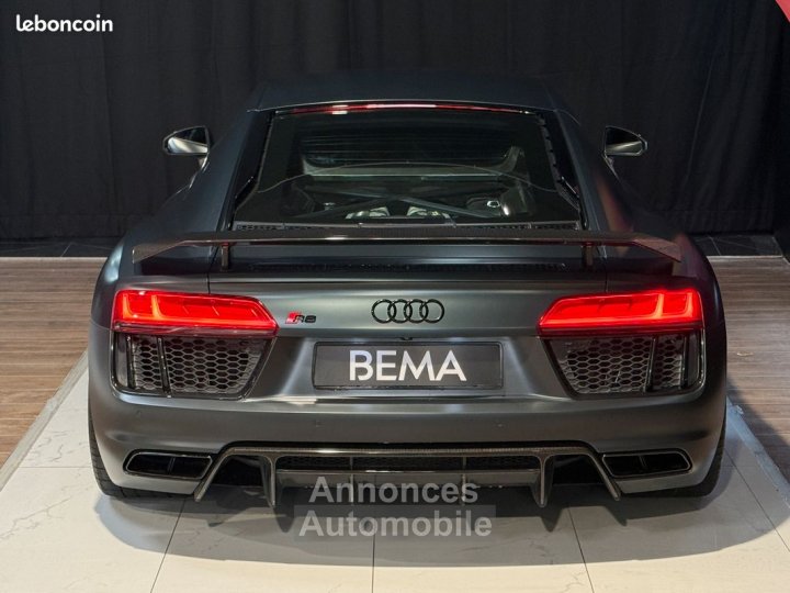 Audi R8 V10 PLUS | Malus inclus Vert Camouflage Mat Laser Magnetic Ride Direction Dynamique Cuir Étendu Échappement Sport - 4