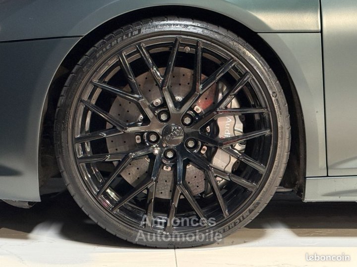Audi R8 V10 PLUS | Malus inclus Vert Camouflage Mat Laser Magnetic Ride Direction Dynamique Cuir Étendu Échappement Sport - 5