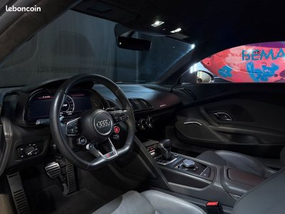 Audi R8 V10 PLUS | Malus inclus Vert Camouflage Mat Laser Magnetic Ride Direction Dynamique Cuir Étendu Échappement Sport   - 7