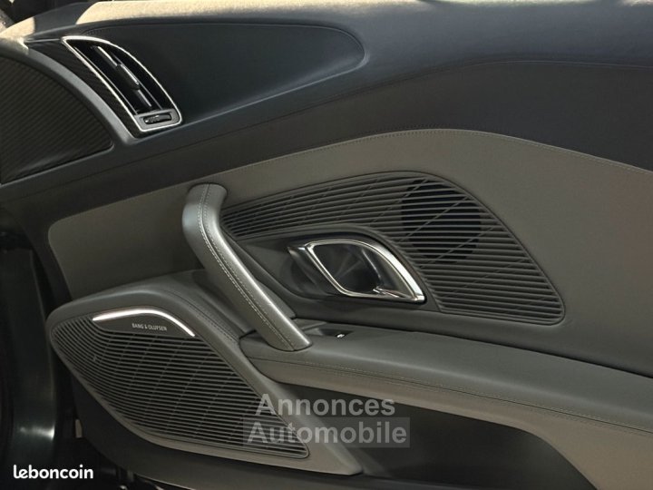 Audi R8 V10 PLUS | Malus inclus Vert Camouflage Mat Laser Magnetic Ride Direction Dynamique Cuir Étendu Échappement Sport - 9