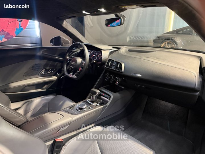 Audi R8 V10 PLUS | Malus inclus Vert Camouflage Mat Laser Magnetic Ride Direction Dynamique Cuir Étendu Échappement Sport - 11