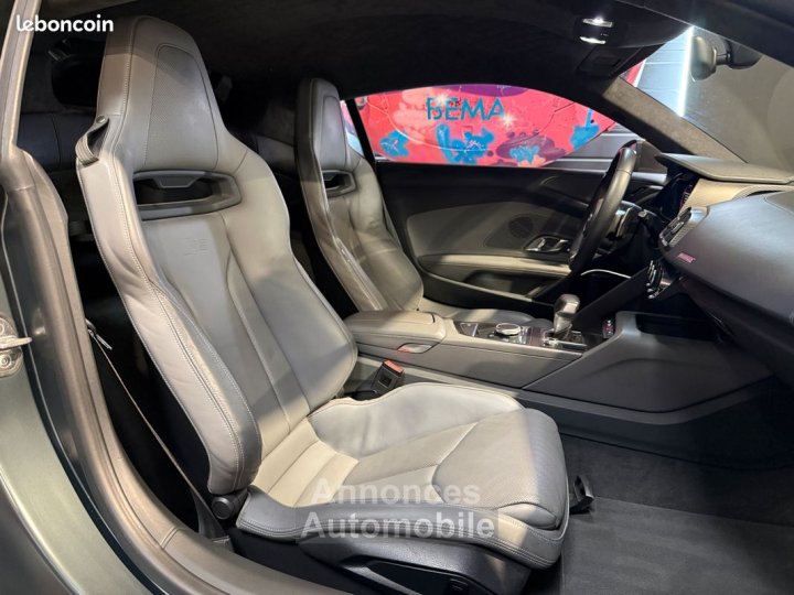 Audi R8 V10 PLUS | Malus inclus Vert Camouflage Mat Laser Magnetic Ride Direction Dynamique Cuir Étendu Échappement Sport - 14