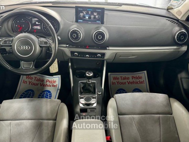 Audi A3 16 TDI 105 Ch Ambition Luxe Sièges chauffants Regulateur de vitesse Bluetooth Détecteur d’angles mort Radars stationnement Phares Xénon Climatisation - 5