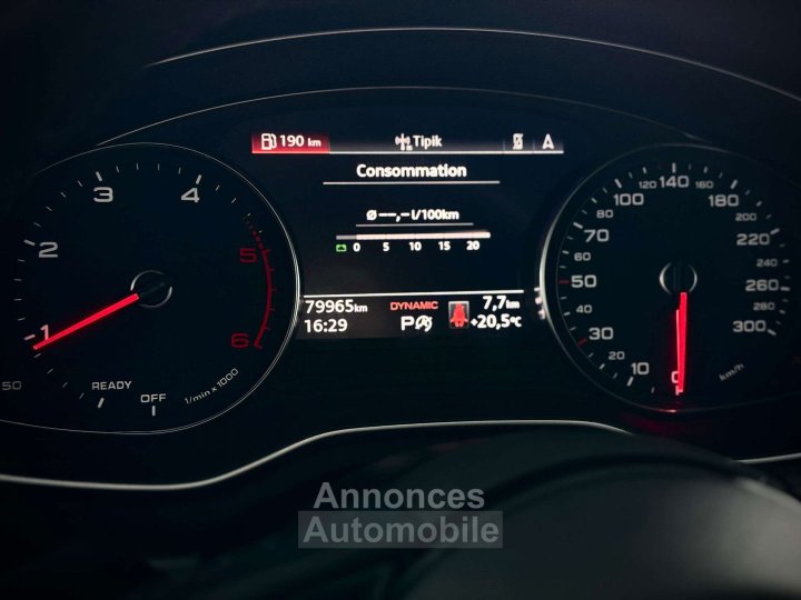 Audi A5 SPORTBACK20TDi SPORT-1ERPRO-GPS-CUIR-JANTES20-PDC - 19