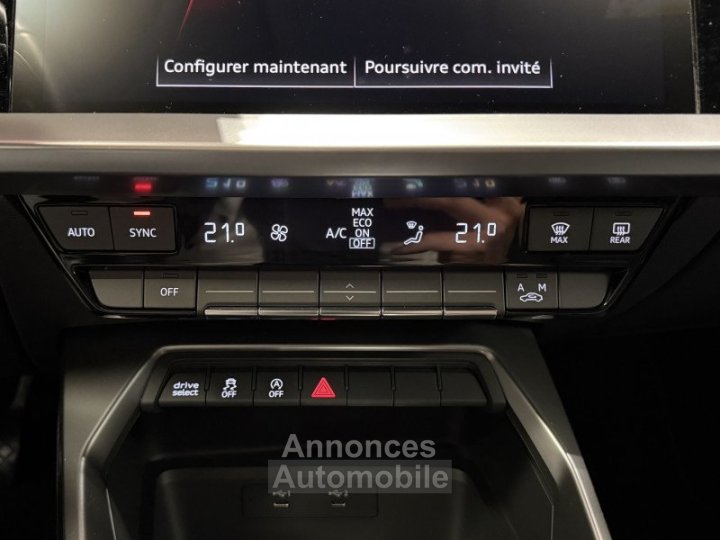 Audi A3 Sportback / A PARTIR DE 435,31/MOIS* / 40 TDI 200CH QUATTRO S TRONIC 7 - 15