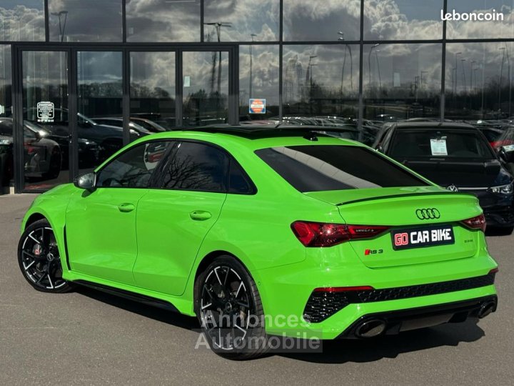 Audi RS3 400CH MALUS PAYE Echappement Sport Volant Alcantara Bang&Olufsen Sièges RS Toit Ouvrant Pack Black Carplay 19P Garantie 6 ans 789-mois - 3