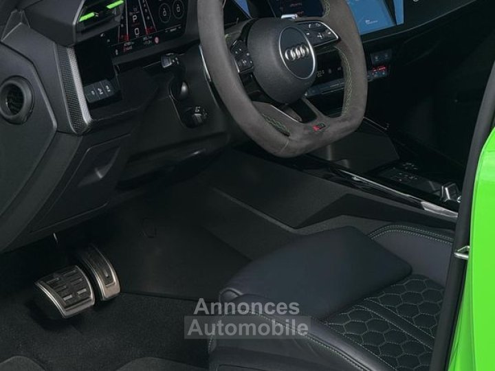 Audi RS3 400CH MALUS PAYE Echappement Sport Volant Alcantara Bang&Olufsen Sièges RS Toit Ouvrant Pack Black Carplay 19P Garantie 6 ans 789-mois - 7