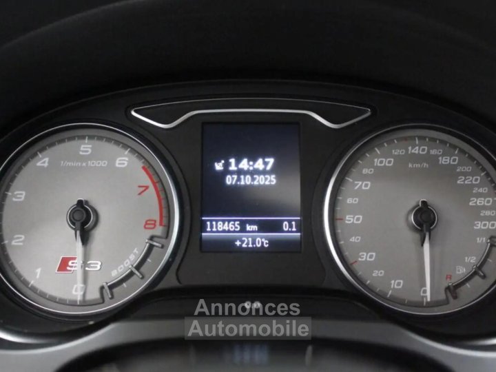 Audi S3  Sportback · 20 TFSI 300ch · Quattro S tronic · LED · Cuir - 8