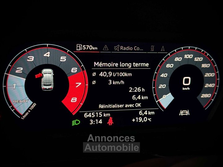 Audi A3 10 TFSI -1ERPRO-CAMERA-JANTES19'-PDC-BI ZONE-NAVI - 16