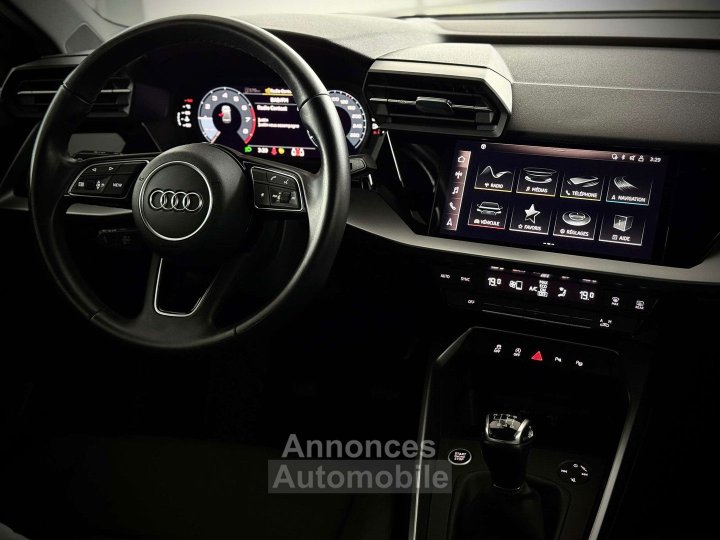 Audi A3 10 TFSI -1ERPRO-CAMERA-JANTES19'-PDC-BI ZONE-NAVI - 17