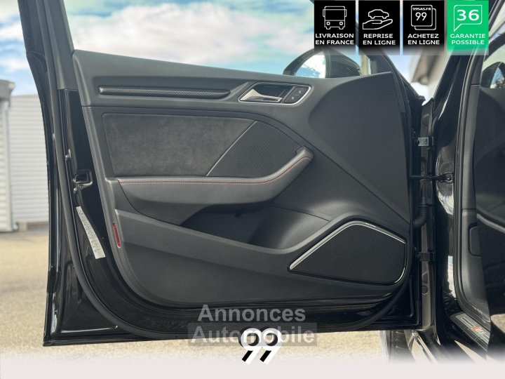 Audi RS3 SportBack 25  - 400 - BV S-tronic 8V2 SPORTBACK  TO - Bang & Olufsen LIVRAISON REPRISE - 11
