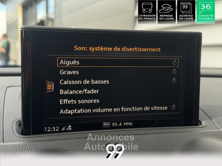 Audi RS3 SportBack 25  - 400 - BV S-tronic 8V2 SPORTBACK  TO - Bang & Olufsen LIVRAISON REPRISE - 27