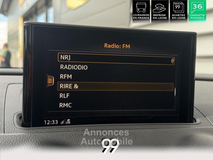 Audi RS3 SportBack 25  - 400 - BV S-tronic 8V2 SPORTBACK  TO - Bang & Olufsen LIVRAISON REPRISE - 29