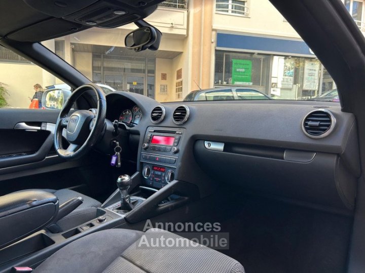 Audi A3 CABRIOLET 20 TDI 140CH DPF START/STOP S LINE S TRONIC 6 - 19