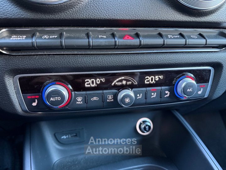 Audi A3 Sportback 15 TFSI 150 S tronic 7 Design garantie 12 mois virtual cockpit sièges chauffants - 19