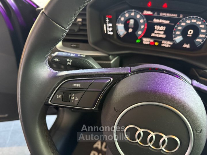 Audi A1 Sportback 30 TFSI 116 ch S tronic 7 ADVANCED PREMIERE MAIN FRANCAISE - 19