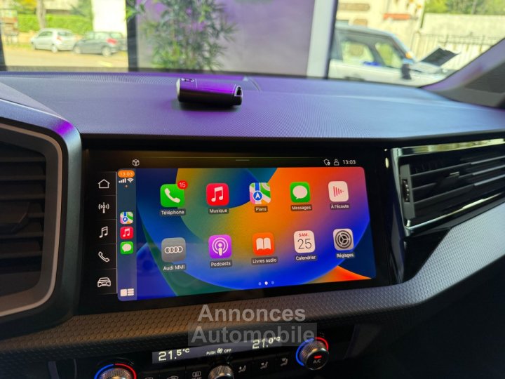 Audi A1 Sportback 30 TFSI 116 ch S tronic 7 ADVANCED PREMIERE MAIN FRANCAISE - 21
