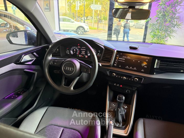Audi A1 Sportback 30 TFSI 116 ch S tronic 7 ADVANCED PREMIERE MAIN FRANCAISE - 22