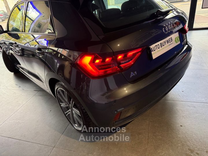 Audi A1 Sportback 30 TFSI 116 ch S tronic 7 ADVANCED PREMIERE MAIN FRANCAISE - 24