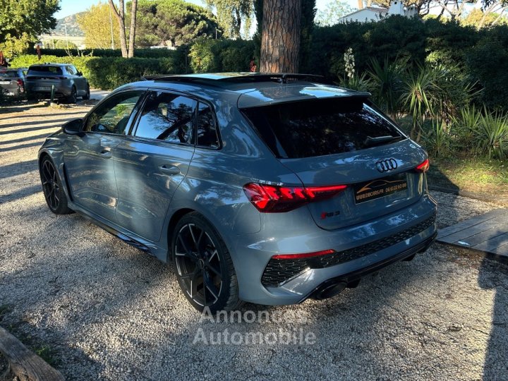 Audi RS3 SPORTBACK 25 TFSI 400 S tronic 7 Quattro / FULL OPTIONS / 2ÈME MAIN / ORIGINE FRANCE - 4