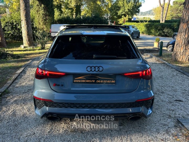 Audi RS3 SPORTBACK 25 TFSI 400 S tronic 7 Quattro / FULL OPTIONS / 2ÈME MAIN / ORIGINE FRANCE - 5