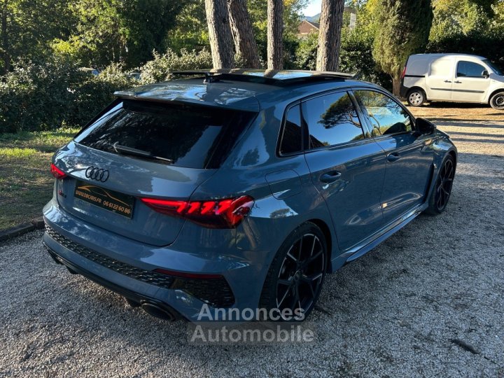 Audi RS3 SPORTBACK 25 TFSI 400 S tronic 7 Quattro / FULL OPTIONS / 2ÈME MAIN / ORIGINE FRANCE - 6
