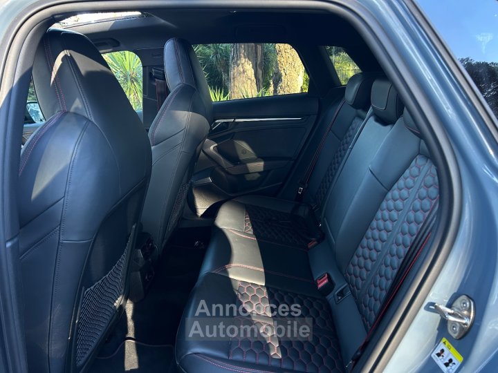 Audi RS3 SPORTBACK 25 TFSI 400 S tronic 7 Quattro / FULL OPTIONS / 2ÈME MAIN / ORIGINE FRANCE - 22