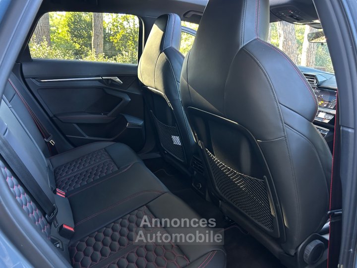Audi RS3 SPORTBACK 25 TFSI 400 S tronic 7 Quattro / FULL OPTIONS / 2ÈME MAIN / ORIGINE FRANCE - 25