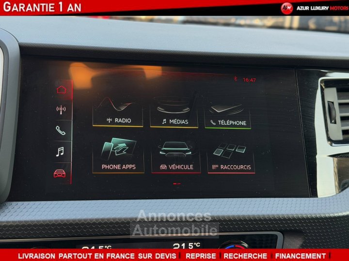 Audi A1 Sportback 35 TFSI 150ch S-Line S tronic 7 - 14