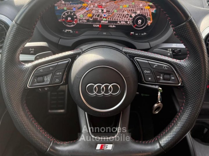 Audi S3 20 TFSI 310 CH 8V2 BVA Suivi 4 pneus neufs Virtual Cockpit Garantie 6 mois - 22