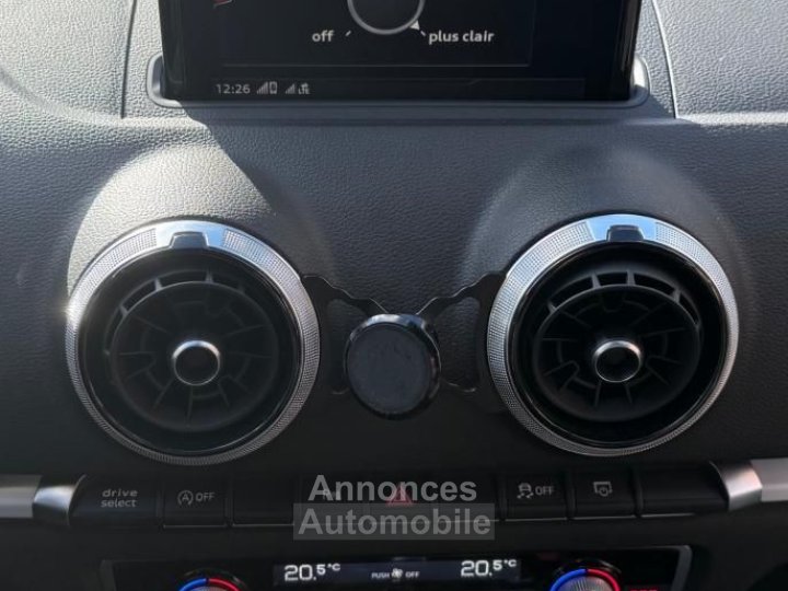 Audi S3 20 TFSI 310 CH 8V2 BVA Suivi 4 pneus neufs Virtual Cockpit Garantie 6 mois - 25
