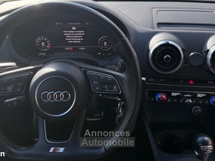 Audi S3 20 TFSI 310 CH 8V2 BVA Suivi 4 pneus neufs Virtual Cockpit Garantie 6 mois - 27