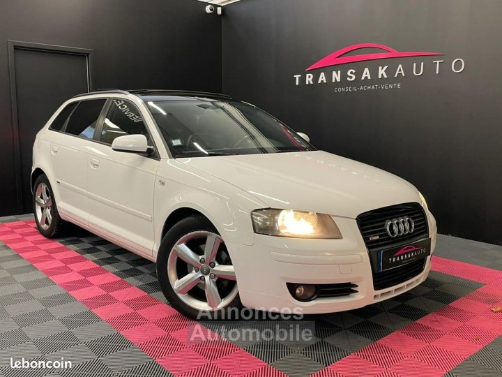 Audi A3 Sportback 20 TDI S Line 140 ch TOIT OUVRANT SIEGES CHAUFFANTS CHASSIS AVEC 315000 KM - 1