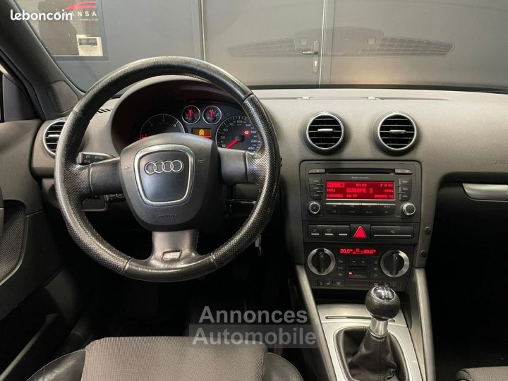 Audi A3 Sportback 20 TDI S Line 140 ch TOIT OUVRANT SIEGES CHAUFFANTS CHASSIS AVEC 315000 KM - 5