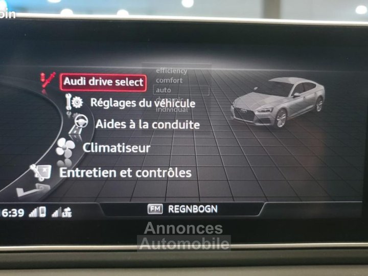 Audi A5 Sportback 40TDI 190ch S line S-tronic - 12