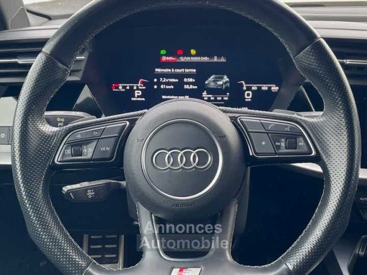 Audi A3 Sportback 15 35 TFSI 150 HYBRID MHEV S-LINE EDITION S-TRONIC BVA - 15