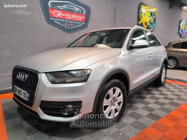 Audi Q3 2l TDI 140cv AMBIENTE 167000km 1ER MAIN garantie 6 mois GPS radar de recul clim - 1