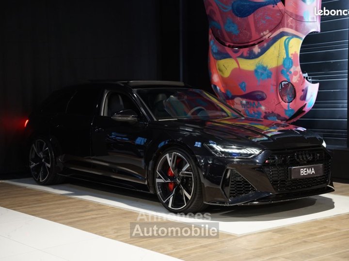 Audi RS6 C8 AVANT 600cv | Malus inclus Pack Dynamique RS Plus Céramiques Toit Ouvrant Matrix B&O Camera 360° - 1
