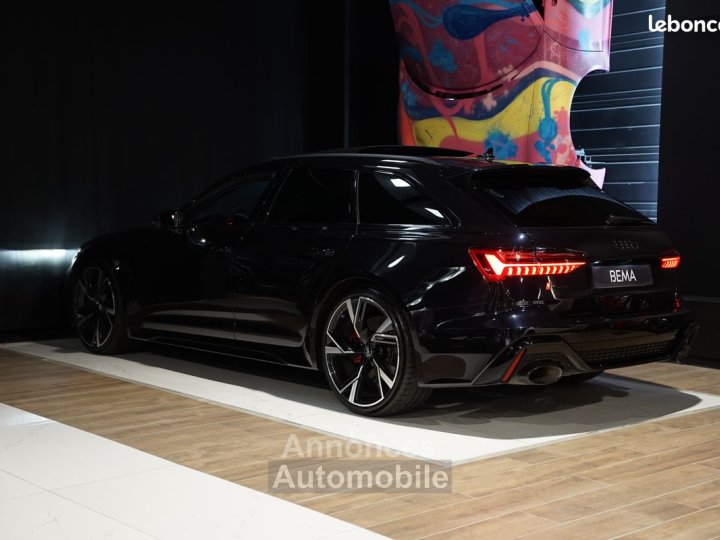 Audi RS6 C8 AVANT 600cv | Malus inclus Pack Dynamique RS Plus Céramiques Toit Ouvrant Matrix B&O Camera 360° - 3